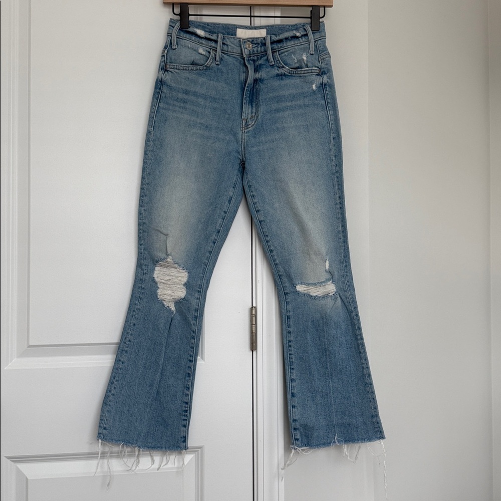 MOTHER Denim The Hustler Ankle Fray Jean in Rope’s End Size 25 - Picture 2 of 10